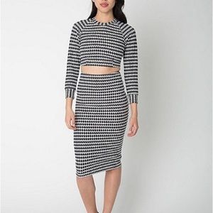 American Apparel Pencil Skirt Suit
